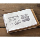 MD White Spiral Ring Notebook B6 by Traveler's Company