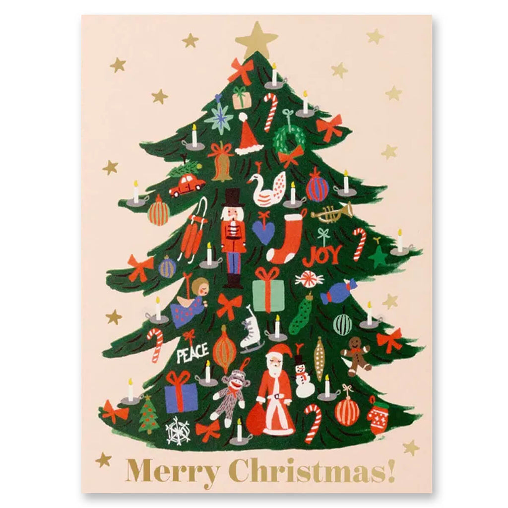 Trimmed Tree Christmas Greetings Card By Rifle Paper Co.
