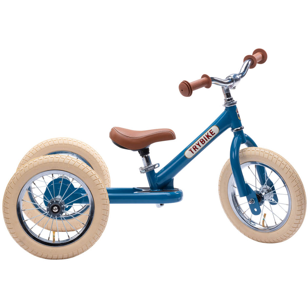 Trybike 2-in-1 Balance Bike / Tricycle in Vintage Blue by Co&Co