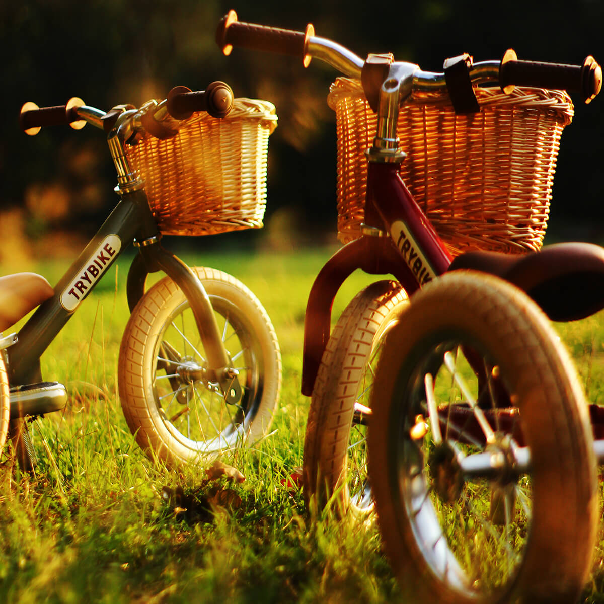 Trybike 2-in-1 Balance Bike / Tricycle in Classic Red by Co&Co