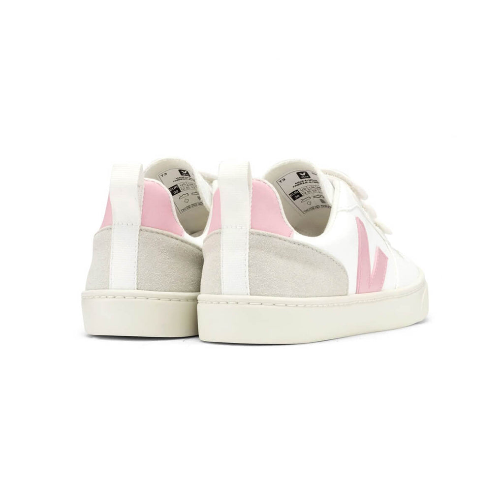 V-10 Velcro CWL Trainers in White / Guimauve by Veja