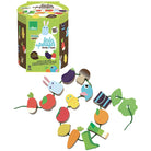 Vegetable Garden Large Beads Threading Toy by Vilac