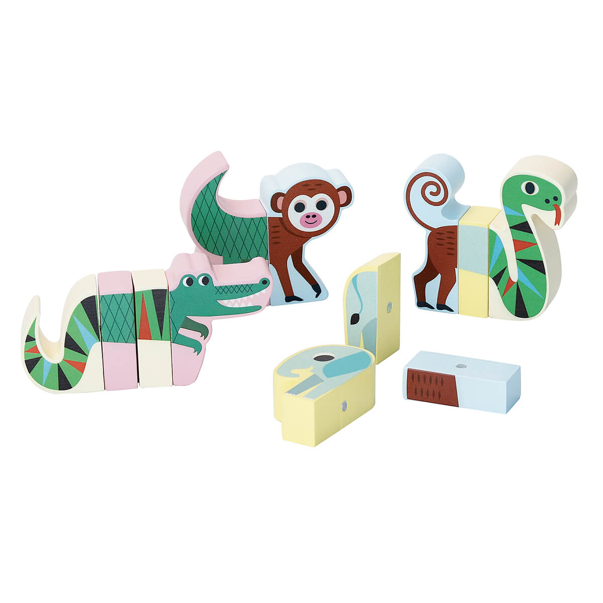 Ingela P. Arrhenius Magnetic Jungle Animals Set by Vilac
