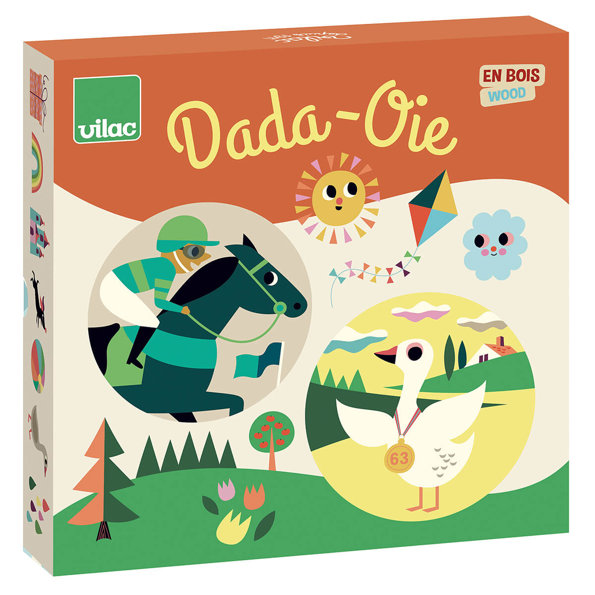 Ingela P. Arrhenius Dada-Oie Board Games Set by Vilac