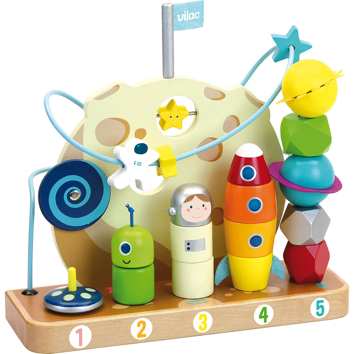 In The Stars Galaxy Counting And Stacking Toy by Vilac