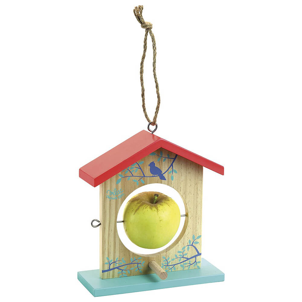 Wooden Birdhouse Feeder by Vilac