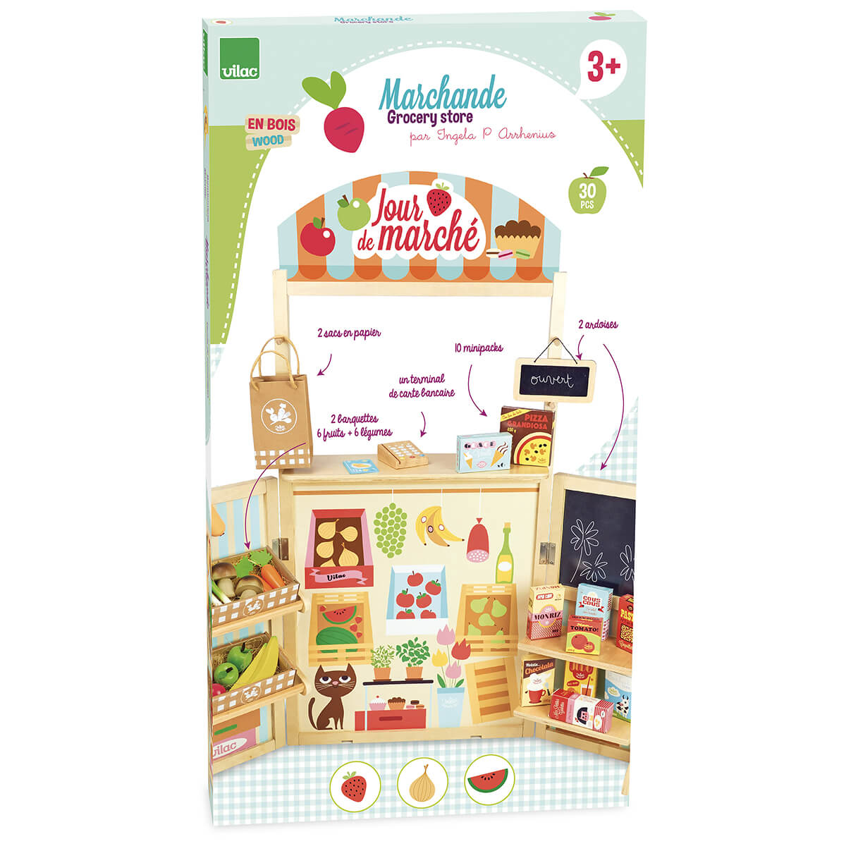 Ingela P. Arrhenius Wooden Grocery Store by Vilac