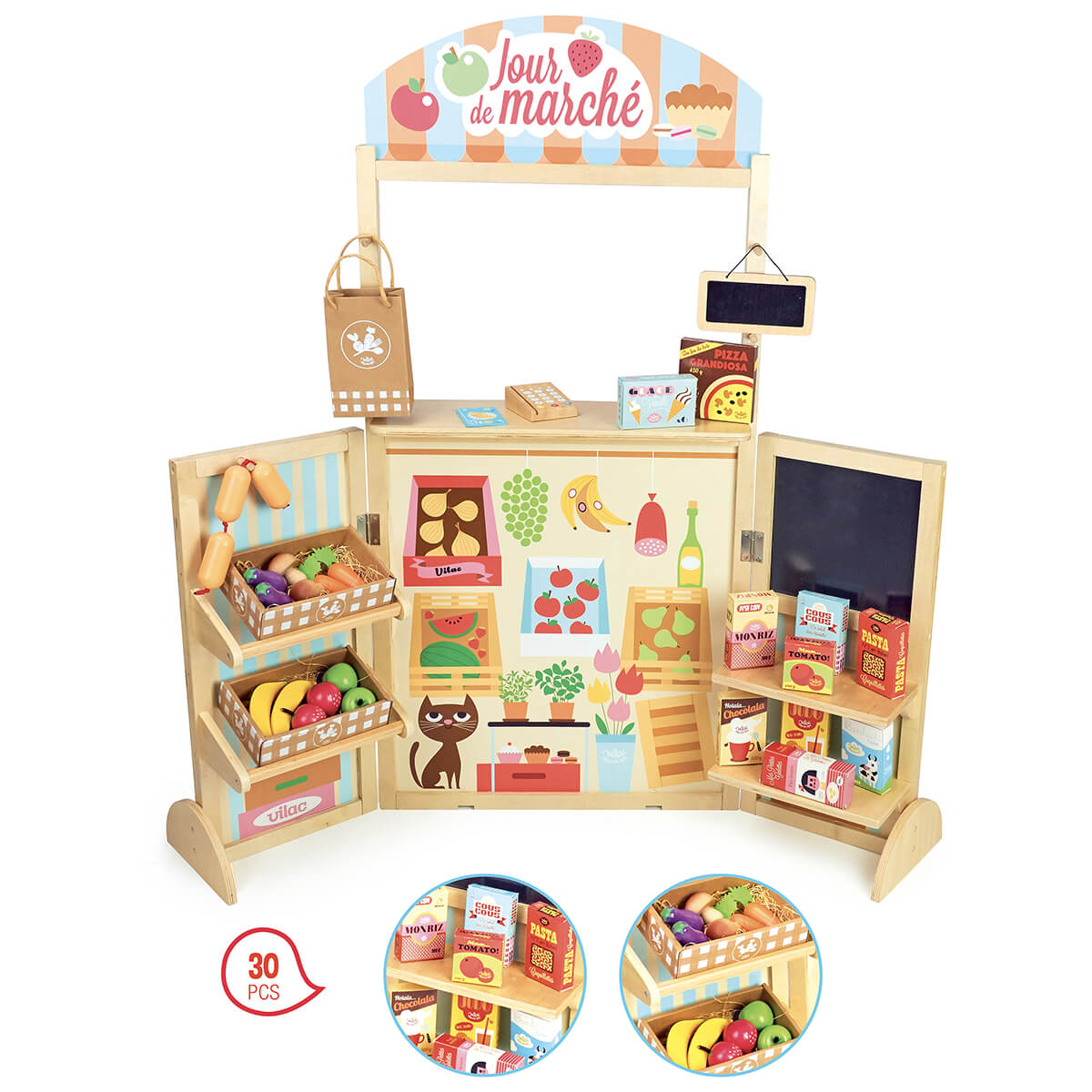 Ingela P. Arrhenius Wooden Grocery Store by Vilac