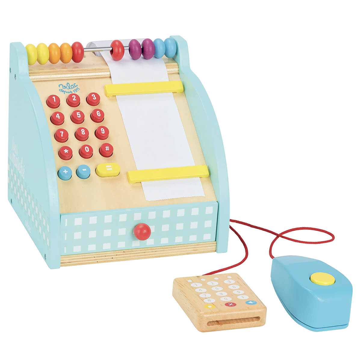 Wooden Toy Cash Register by Vilac