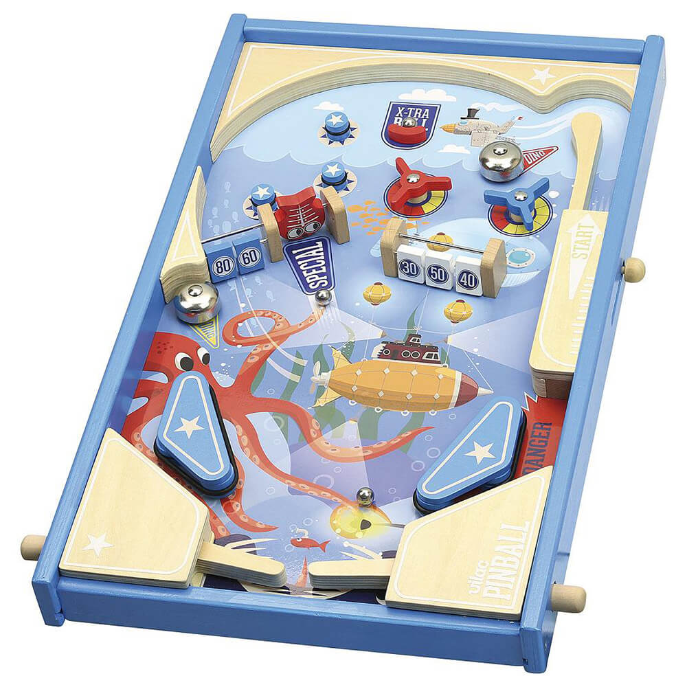 Under The Sea Wooden Pinball Machine by Vilac