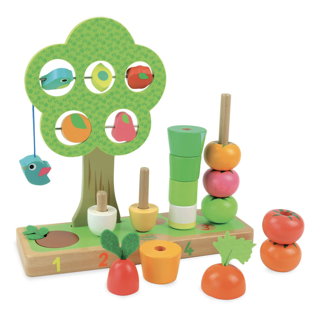I Learn Counting Vegetables Set by Vilac