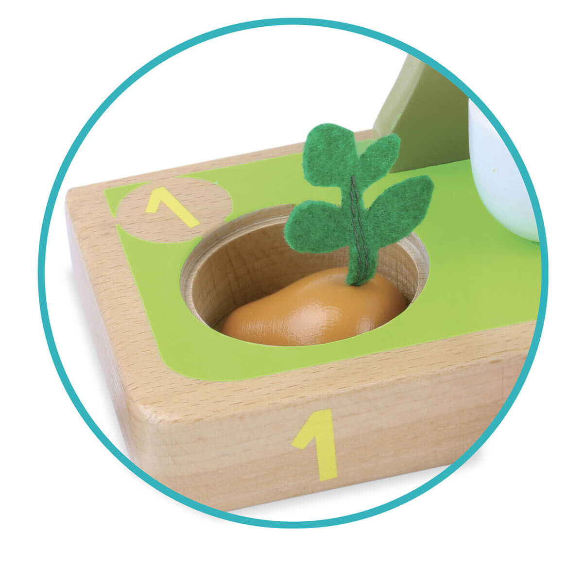 I Learn Counting Vegetables Set by Vilac