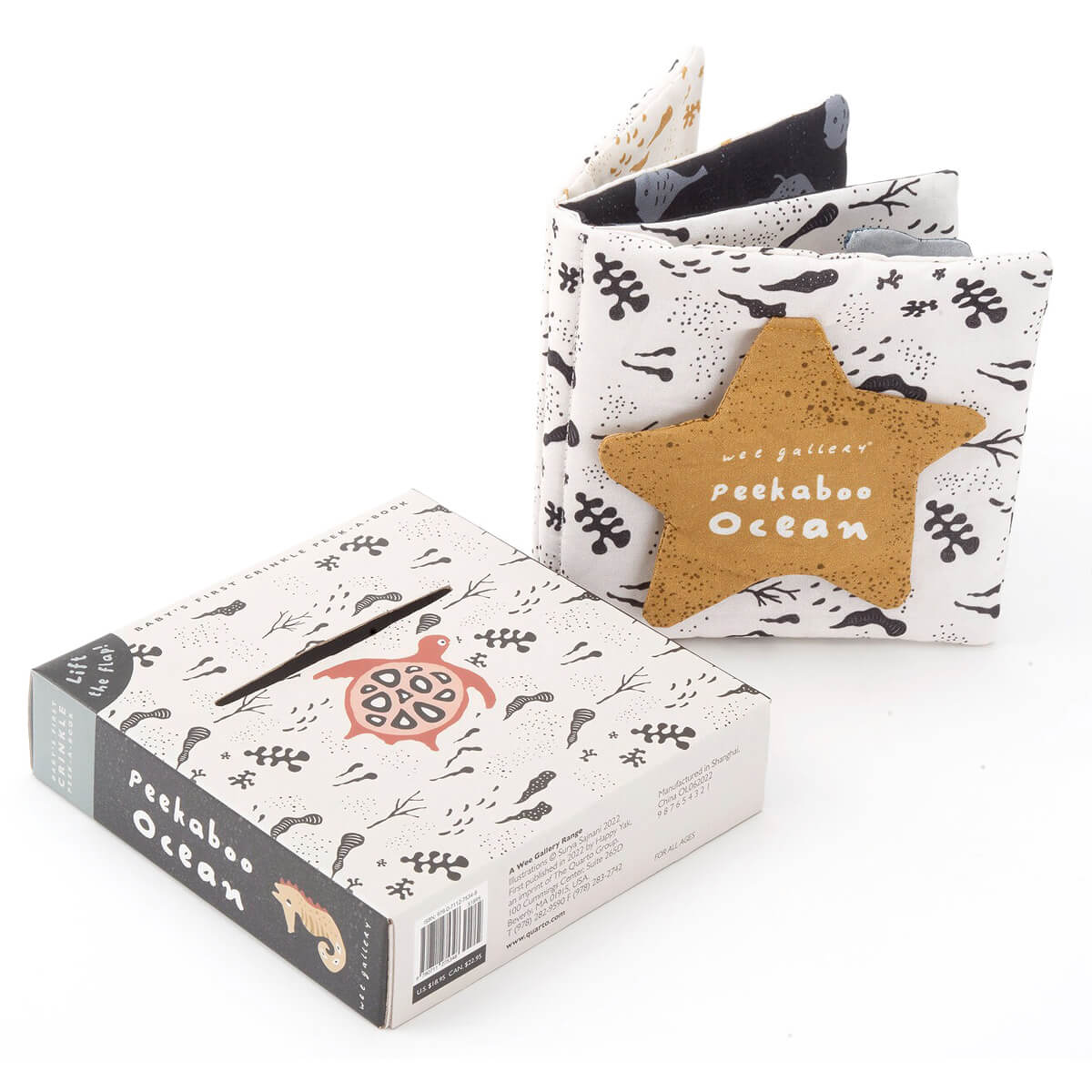 Peekaboo Ocean: Baby's First Crinkle Peek-A-Book By Surya Sajnani