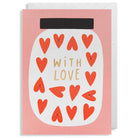 With Love Greetings Card by Susie Hammer for Lagom Design