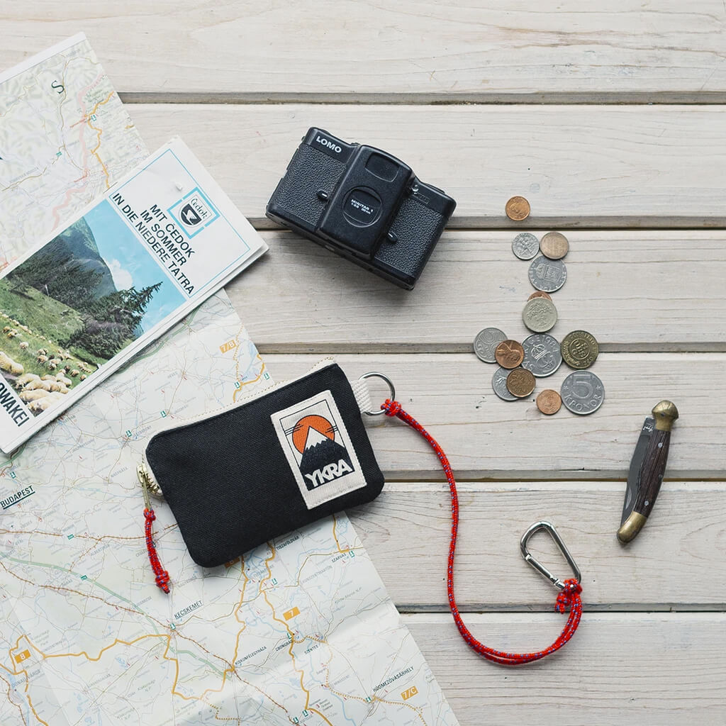 Mini Wallet in Black by YKRA