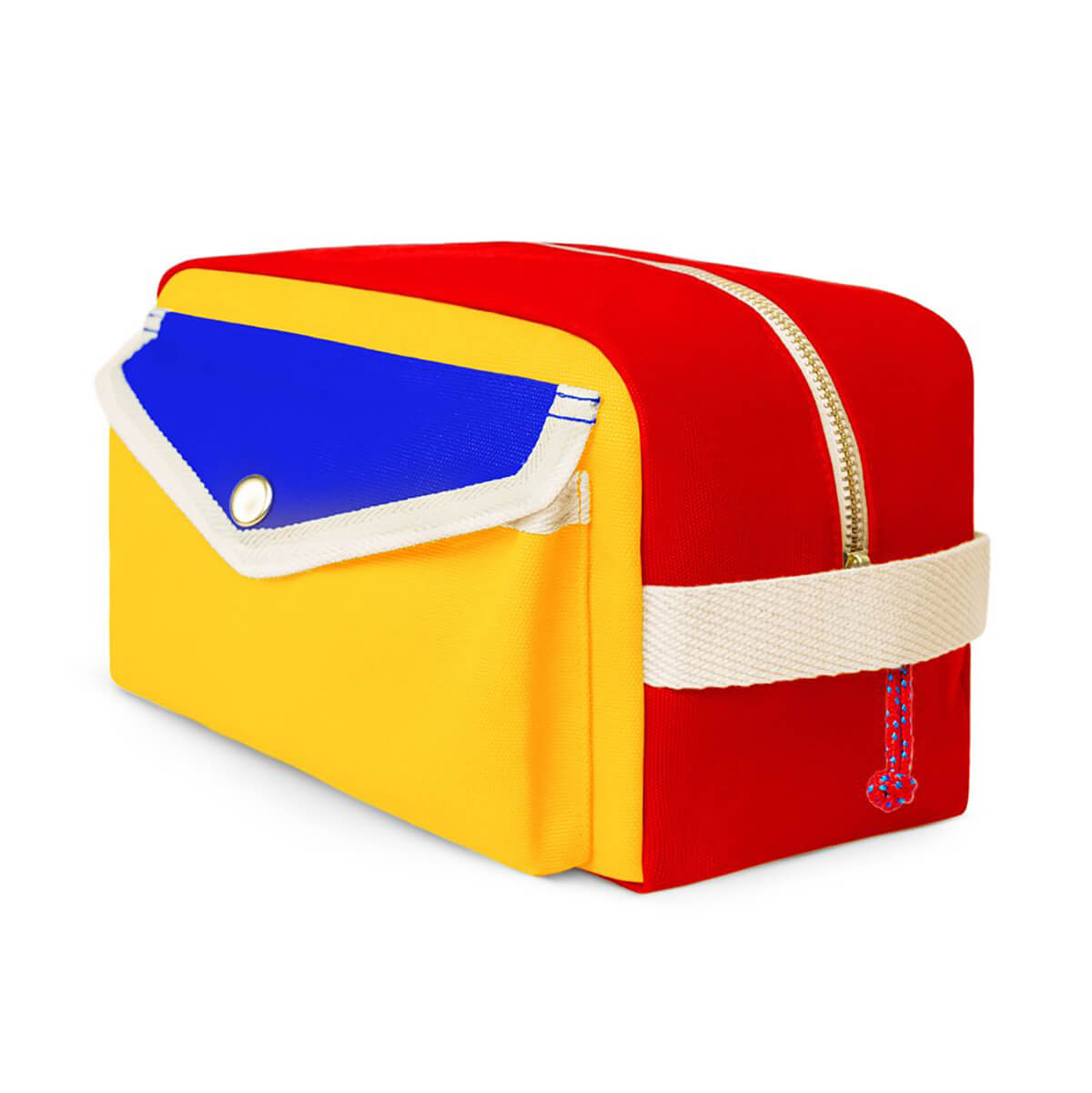 Dopp Pack Toiletry Bag in Tricolor by YKRA