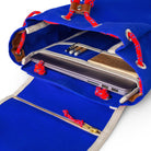 Matra Mini Leather Backpack in Blue by YKRA