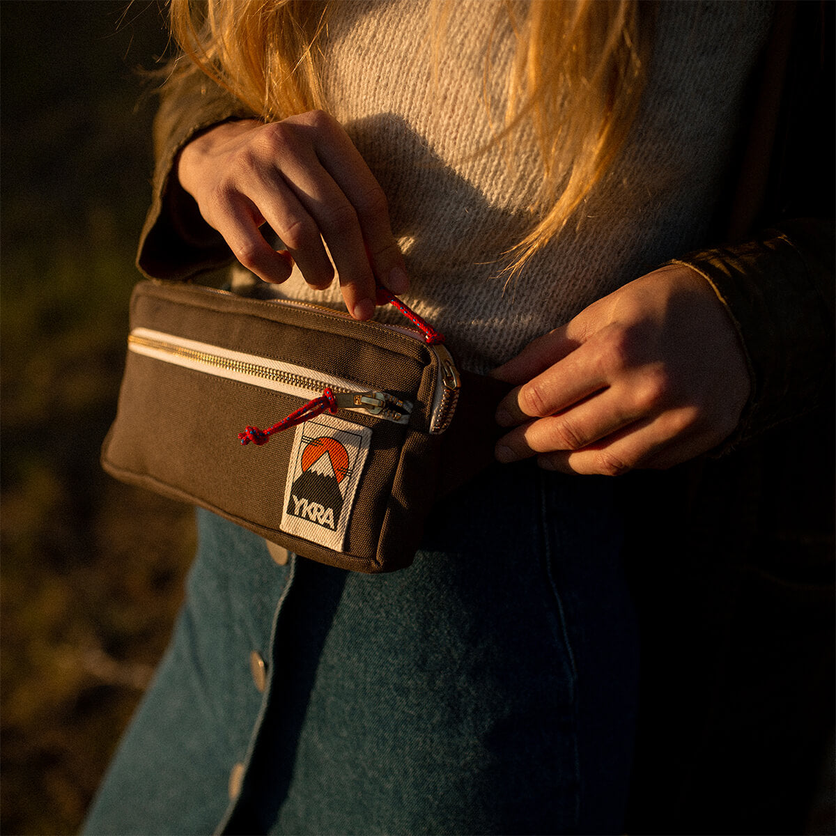 Bum Bag in Khaki by YKRA