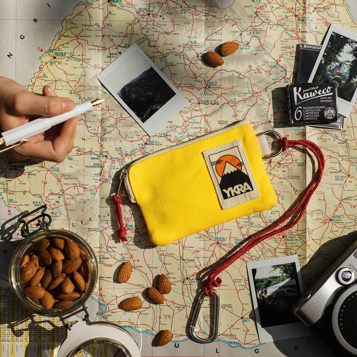 Mini Wallet in Yellow by YKRA