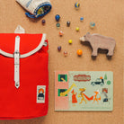Sailor Mini Backpack in Red by YKRA