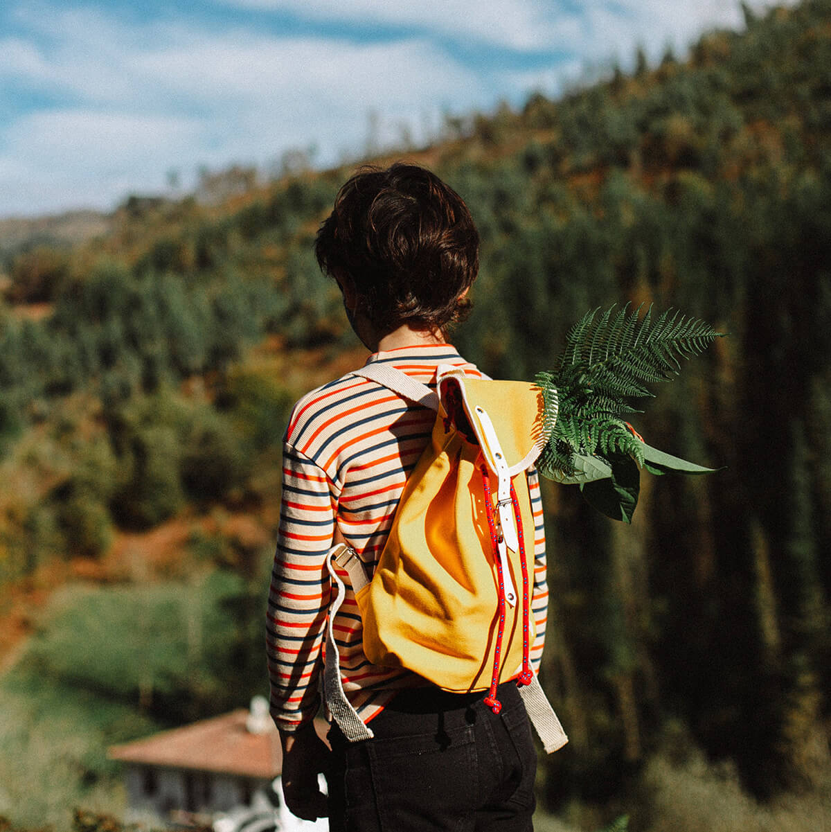 Sailor Mini Backpack in Yellow by YKRA