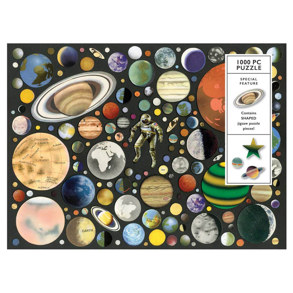 Zero Gravity 1000 Piece Puzzle with Shaped Pieces by Mudpuppy