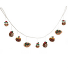 Christmas Pudding, Cake Slice, Yule Log and Mince Pie Garland by Amica
