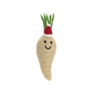 Christmas Parsnip Felt Hanging Tree Decoration by Amica