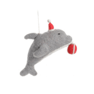 Dolphin with Present Hanging Tree Decoration by Amica
