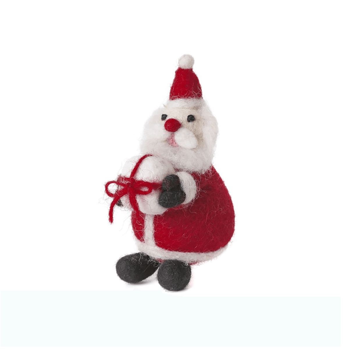 Father Christmas With Present Hanging Decoration by Amica