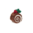 Mini Yule Log Felt Hanging Tree Decoration by Amica