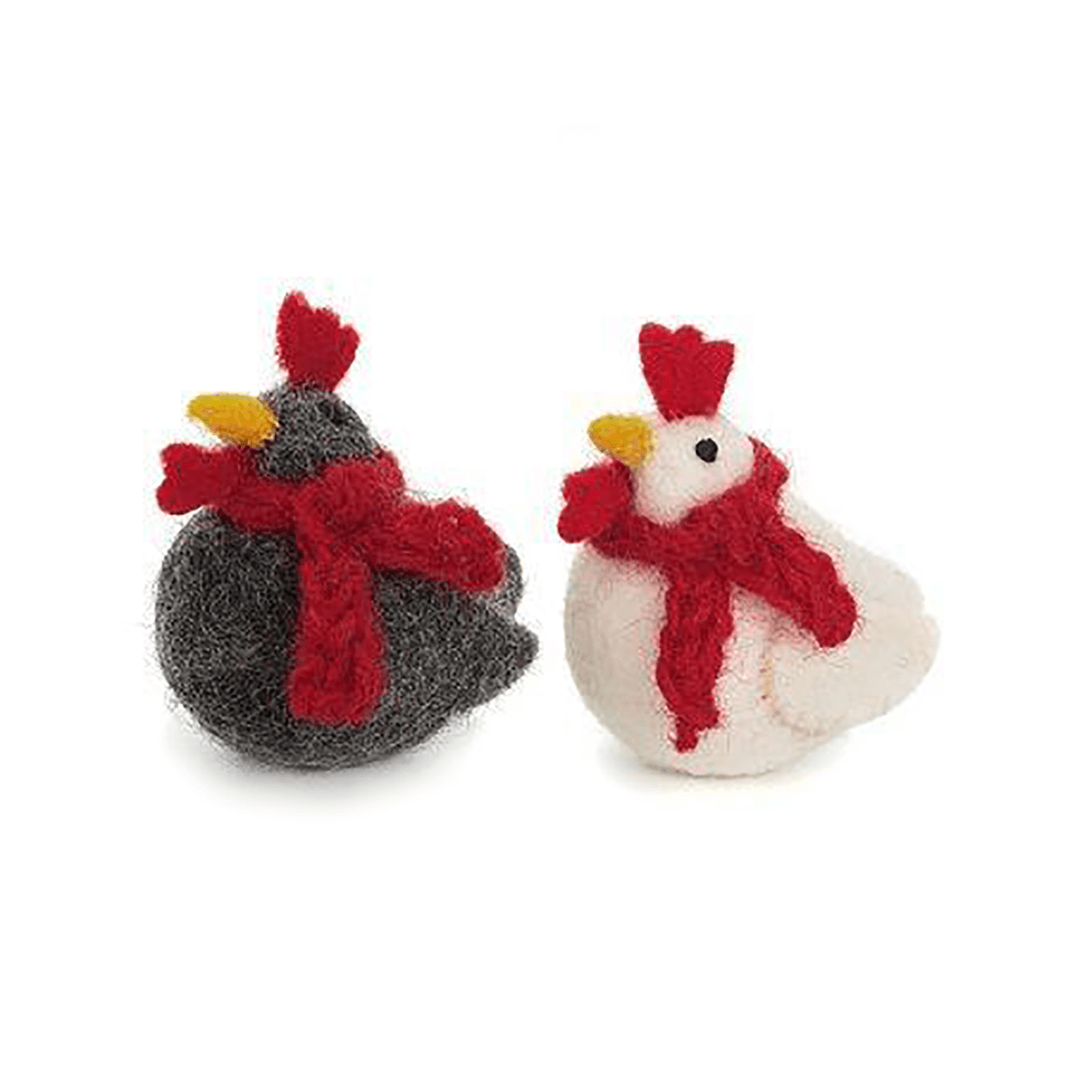 Christmas Chickens Hanging Tree Decoration by Amica