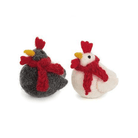 Christmas Chickens Hanging Tree Decoration by Amica