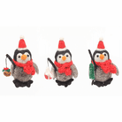 Penguin Fishing Trio Hanging Christmas Decoration by Amica