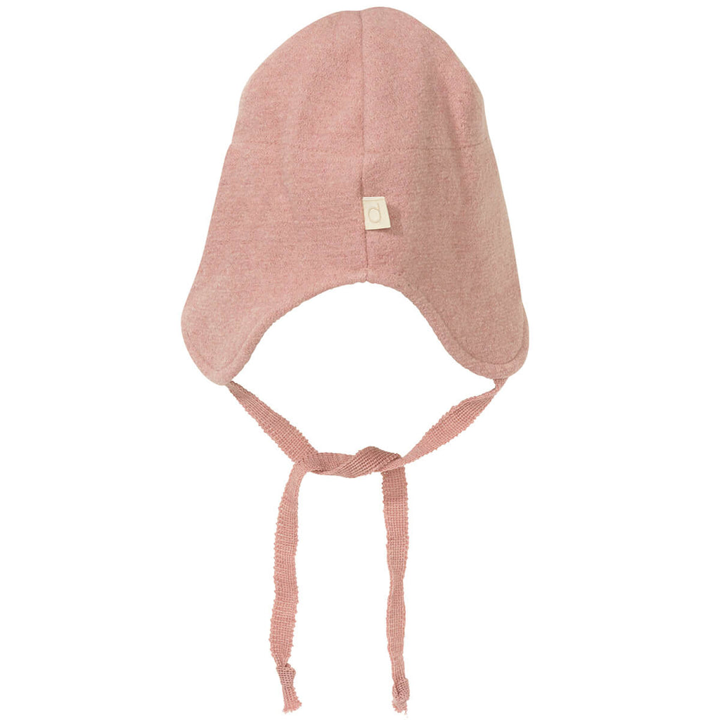 Boiled Wool Hat in Rose by Disana
