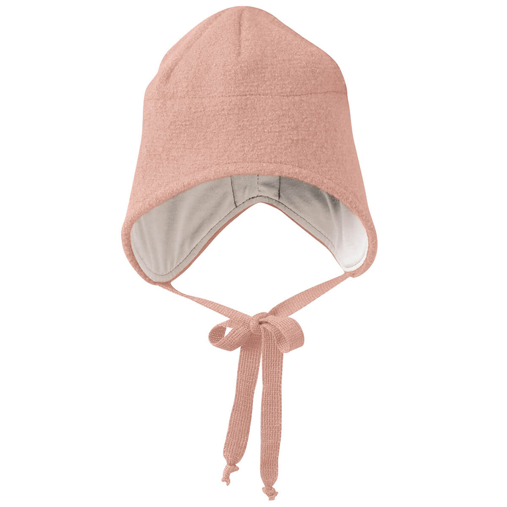 Boiled Wool Hat in Rose by Disana