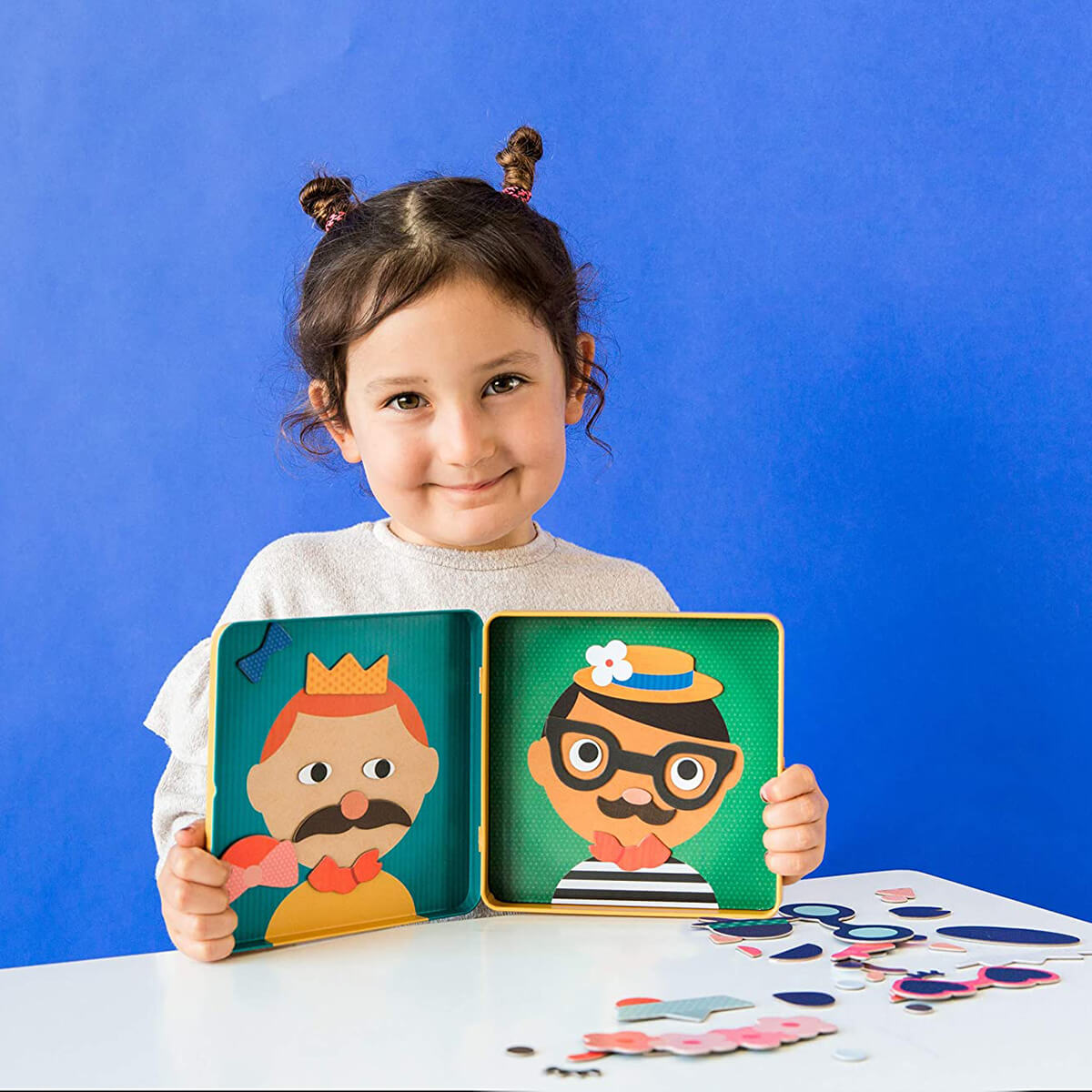 Funny Faces On-The-Go Magnetic Play Set by Petit Collage