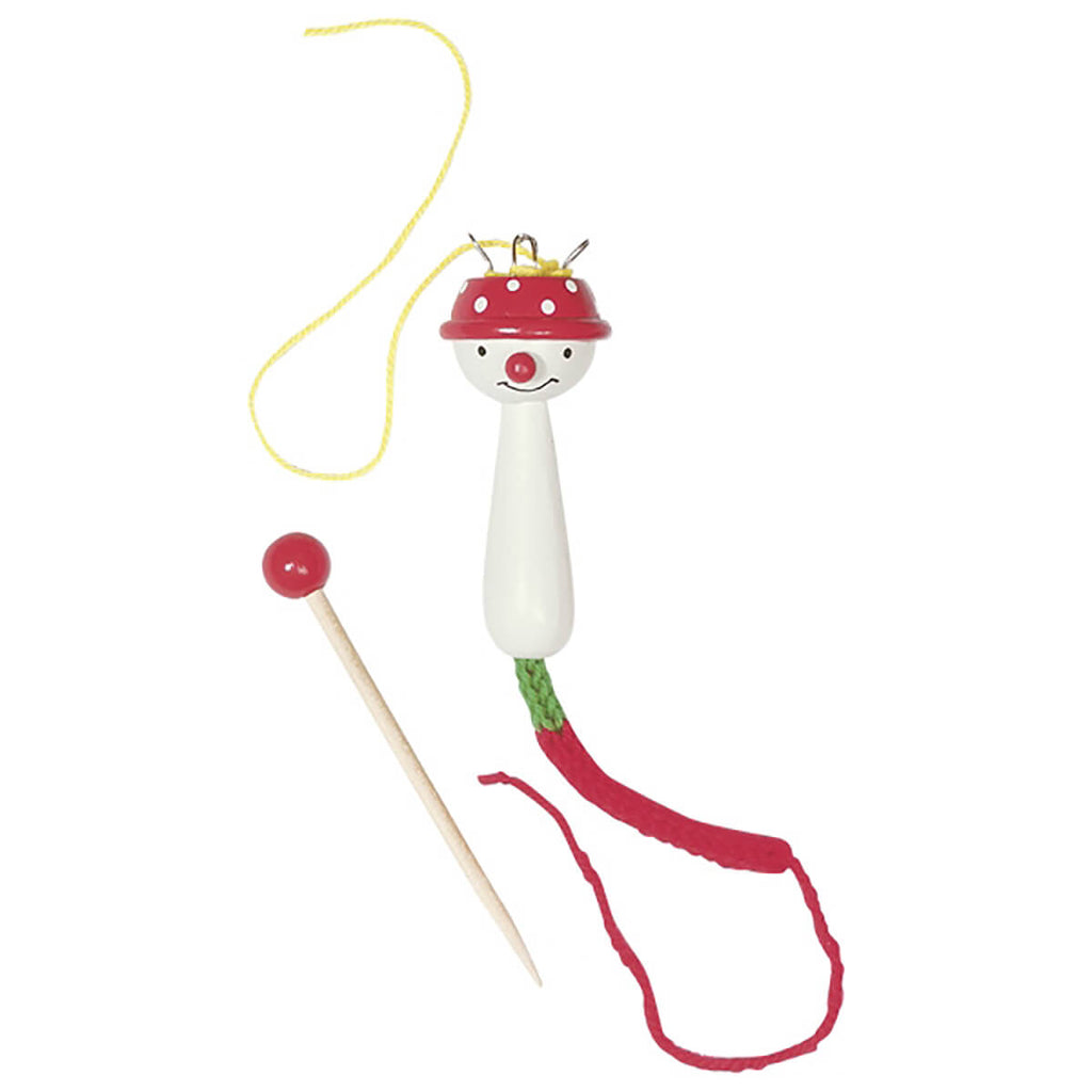 Mushroom Spool Knitting Toy by Goki
