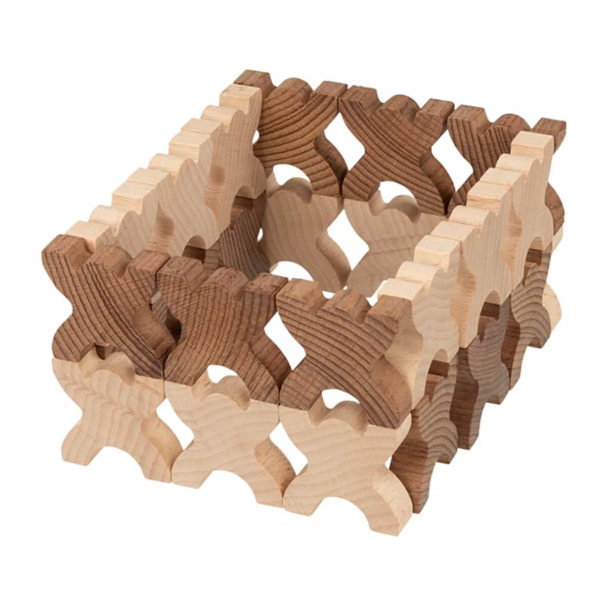 Xmanis Stacking Men in Natural Wood by Goki Nature