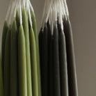 8 Celebration Extra Long Birthday Candles in Seaweed by Wax Atelier