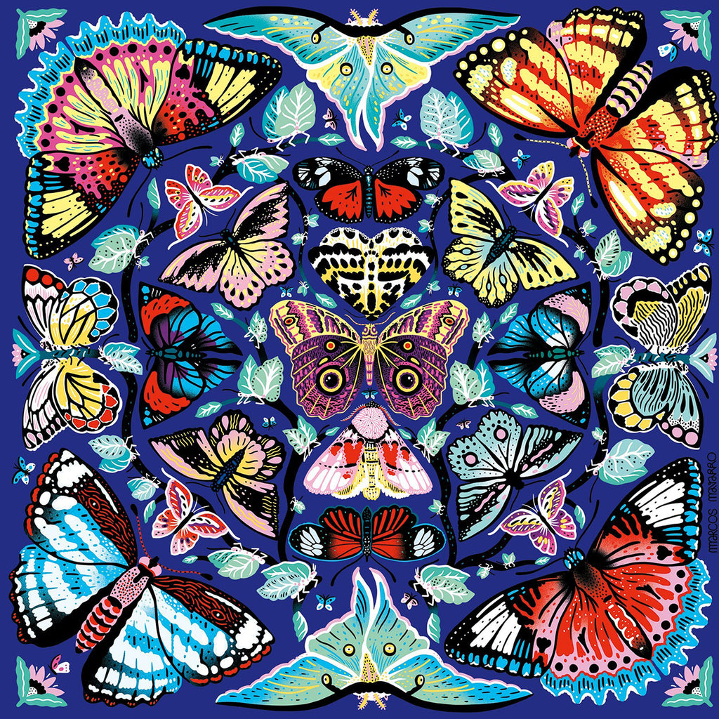Kaleido-Butterflies 500 Piece Jigsaw Puzzle by Mudpuppy