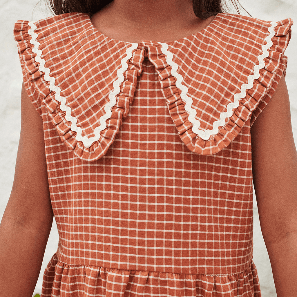 Camila Dress in Check by Liilu