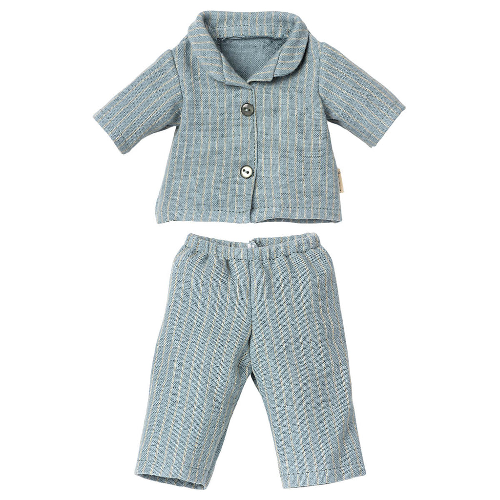 Pyjamas For Teddy Dad in Blue by Maileg