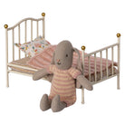 Vintage Mouse Bed in Off White with Pink Blanket by Maileg