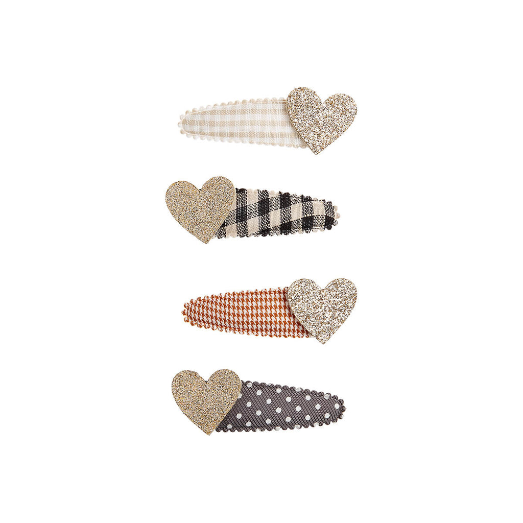 Mabel Heart Hair Clips by Mimi & Lula