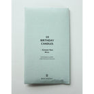 10 Birthday Candles in Moss by Wax Atelier