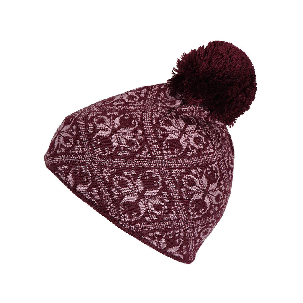 Nordic Beanie in Red Wine by MP Denmark