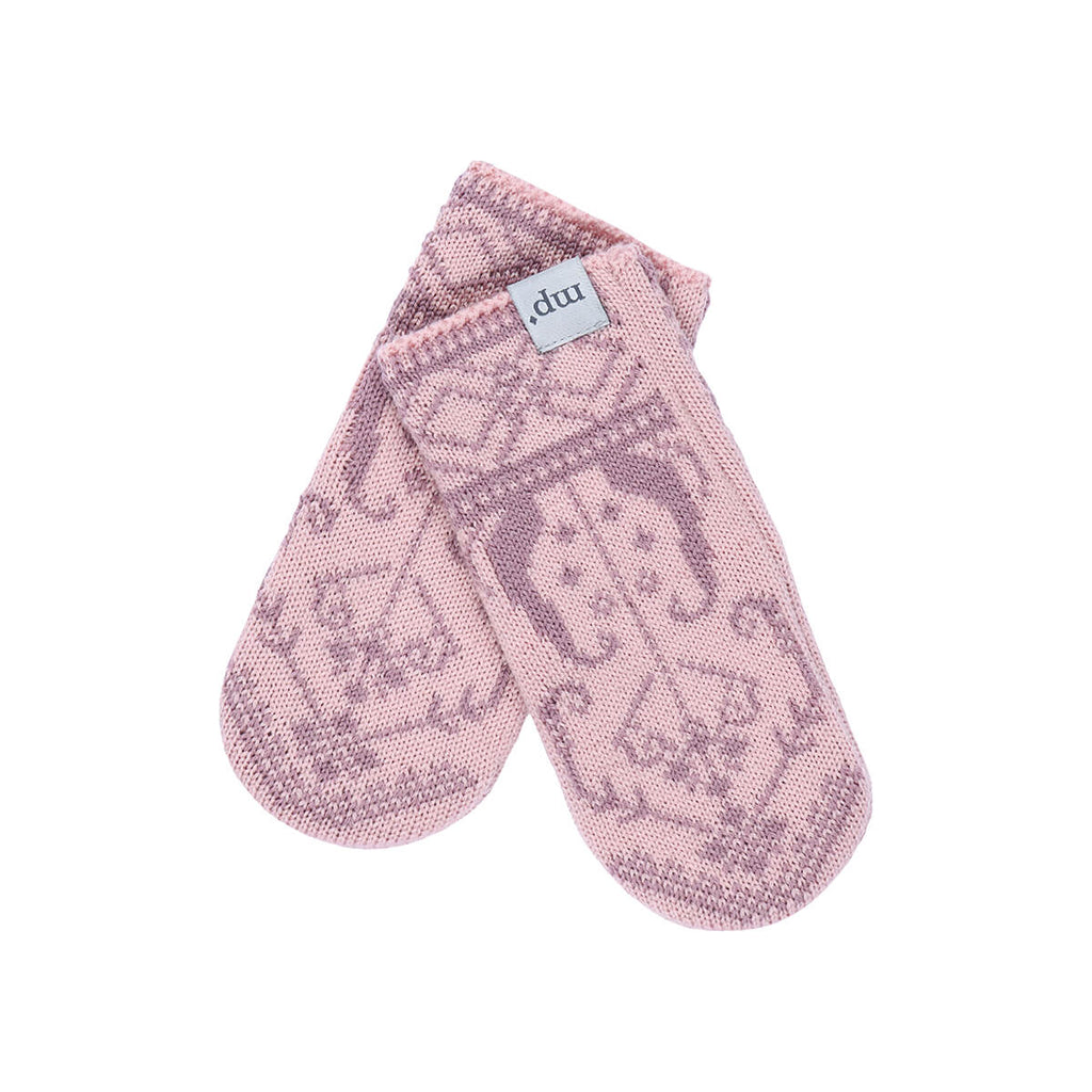 Nordic Mittens in French Rose by MP Denmark