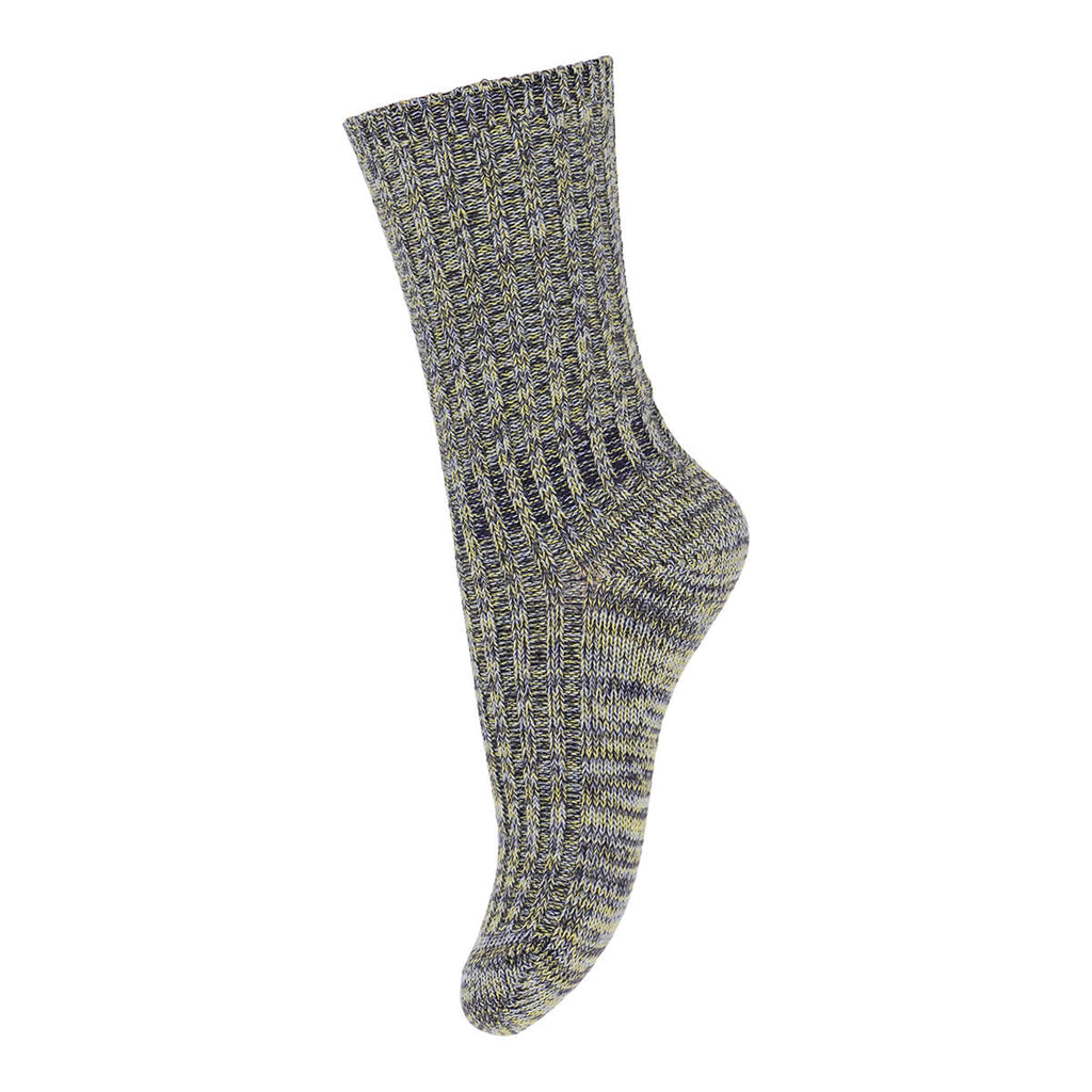 Re-Sock Cotton Ankle Socks in Thistle by MP Denmark