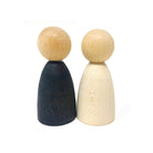 2 Nins Adults in Light Wood by Grapat